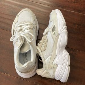 ADIDAS TRIPLE WHITE FALCON